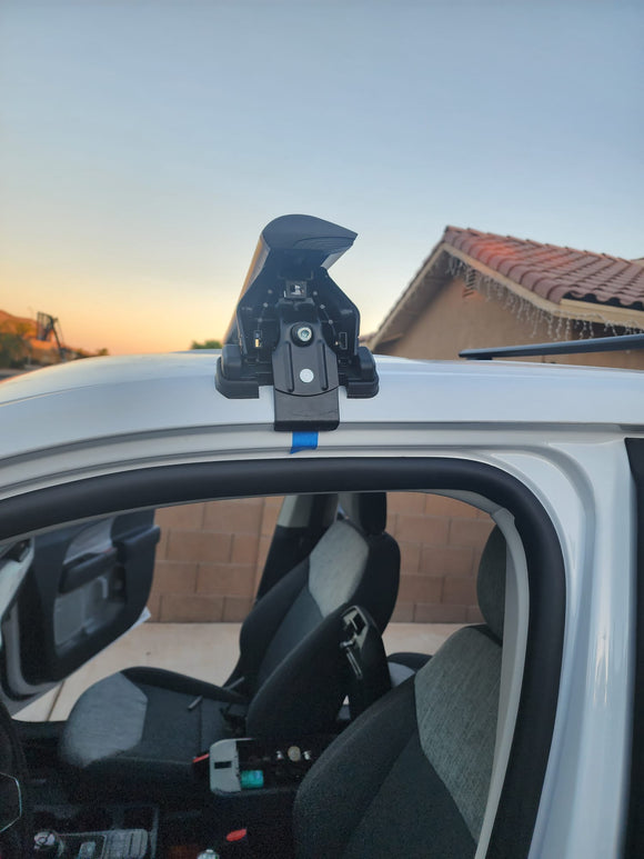 Für Ford Maverick 2020-Up Dachträgersystem, Aluminium-Querstange, Metallhalterung, abschließbar, Silber