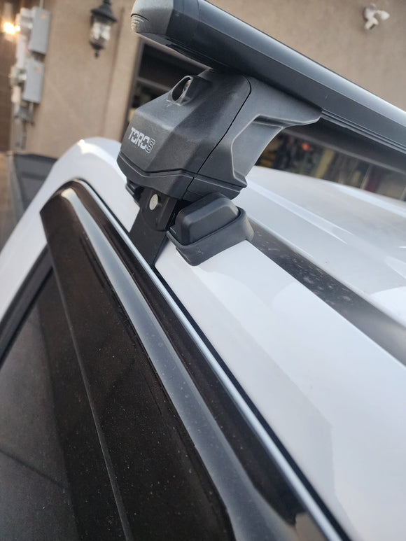 Für Ford Maverick 2020-Up Dachträgersystem, Aluminium-Querstange, Metallhalterung, abschließbar, Schwarz