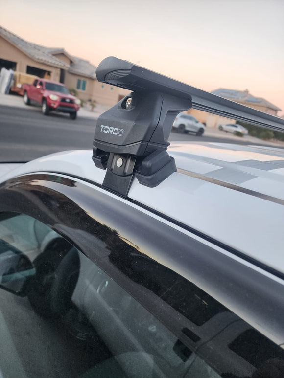 Für Ford Maverick 2020-Up Dachträgersystem, Aluminium-Querstange, Metallhalterung, abschließbar, Silber