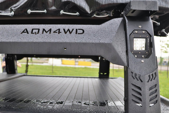 Für Ram 1500 | Overland-Bett-Set | Pick-Up-Zubehör aus schwarzem Stahl