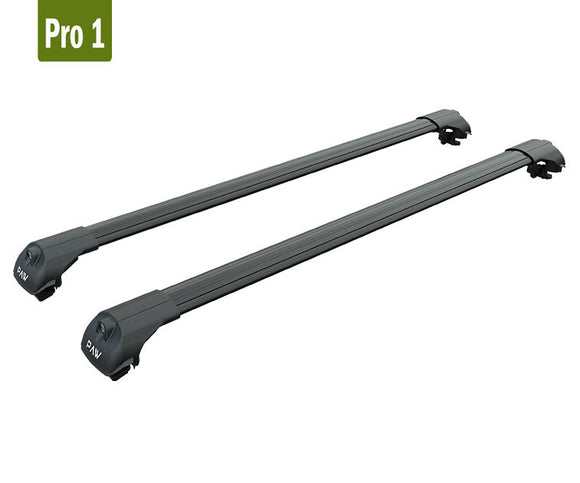 For Citroen C5 Aircross 2018-2025 Roof Rack Cross Bars Raised Rail Alu Black