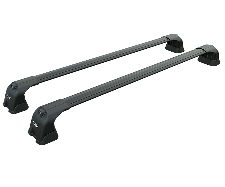 Für Hyundai i20 2014–2020 Dachträgersystem, Aluminium-Querstange, Metallhalterung, abschließbar, schwarz