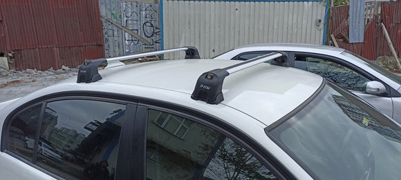 For Opel&Vauxhall Adam 2013-Up Roof Rack System Carrier Cross Bars Aluminum Black