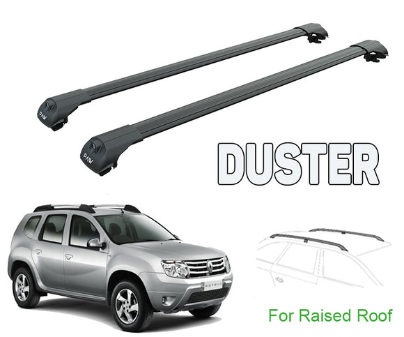 For Dacia Duster 2010-2014 Roof Rack System, Aluminium Cross Bar Black