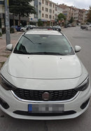 Für Fiat Egea &amp; Tipo 2015-Up Dachträgersystem, Aluminium-Querstange, Metallhalterung, abschließbar, Schwarz-7