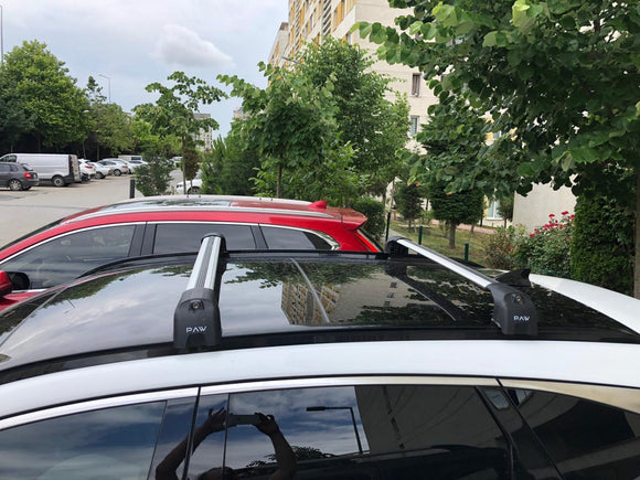 For Opel&Vauxhall Zafira Life (MK3) 2003-2014 Roof Rack System Carrier Cross Bars Aluminum Black