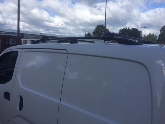 For Nissan NV200 Roof Side Rails and Roof Racks Cross Bars Alu Silver 2009-Up