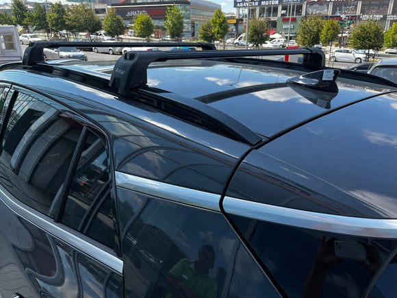 For Kia Sportage (2022-2025) Roof Rack Cross Bars Flush Rail, Silver