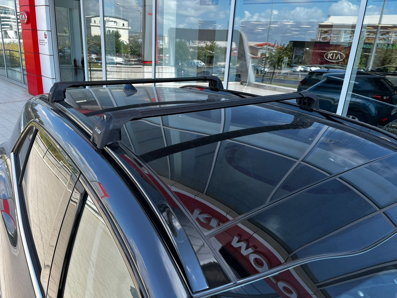For Kia Sportage SX/SX Prestige 2022-Up Roof Rack Cross Bars Metal Bracket Flush Rail Alu Silver