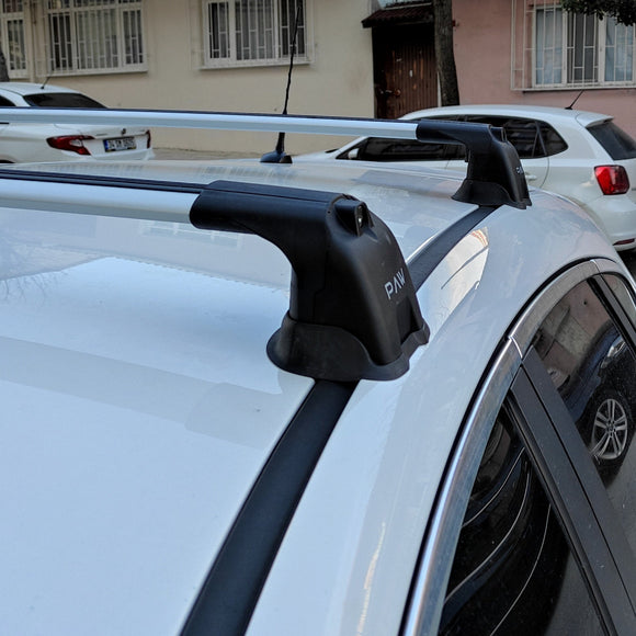 For Opel Astra J 2010-2015 Roof Rack System Carrier Cross Bars Aluminum Silver