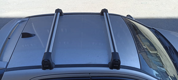 For Opel&Vauxhall Adam 2013-Up Roof Rack System Carrier Cross Bars Aluminum Silver