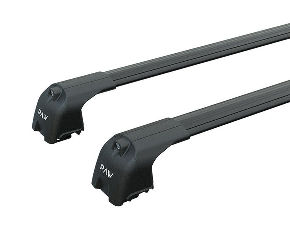 For Renault Clio 2005-2012 Roof Rack System Carrier Cross Bars Aluminum Black