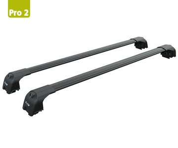 For Seat Ibiza 2010-2017 Roof Rack System Carrier Cross Bars Aluminum Black