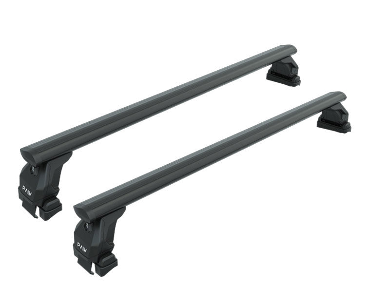 For Hyundai Santa Cruz 2017-23 Bed Rack Cross Bars Roof Rack Metal Bracket Alu 2qty  Black