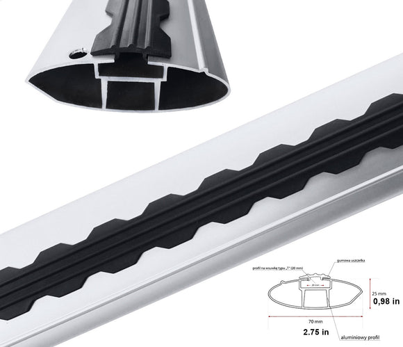 For Renault Megane Sport Tourer Roof Rack Bars For Vehicles With Flush Roof Rails