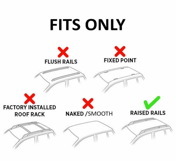 For Peugeot 307 (Wagon) 2002-2008 Roof Rack System Carrier Cross Bars Aluminum Silver