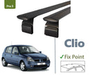 For Renault Clio Hatcback 2005-2012 Roof Rack System Carrier Cross Bars Aluminum Black-2