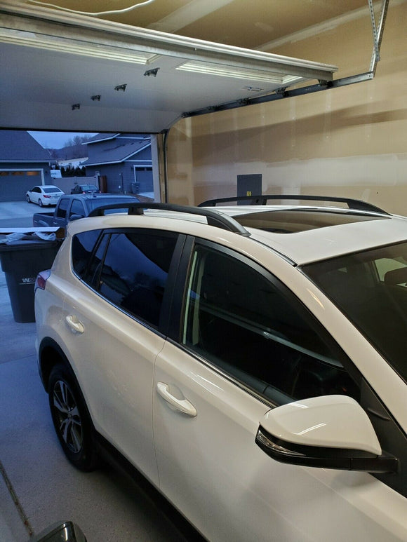 For Toyota Rav 4 2013-2019 Roof Side Rails Ultimate Style Alu Silver