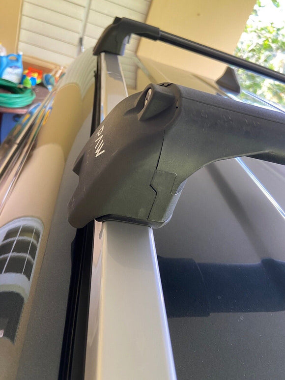 For Kia Seltos Roof Rack Cross Bars Flush Rail, Silver