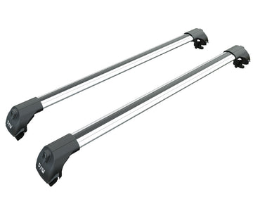 For GMC Acadia/Denali 2010-2016 Roof Rack Cross Bars Raised Rail Alu Silver