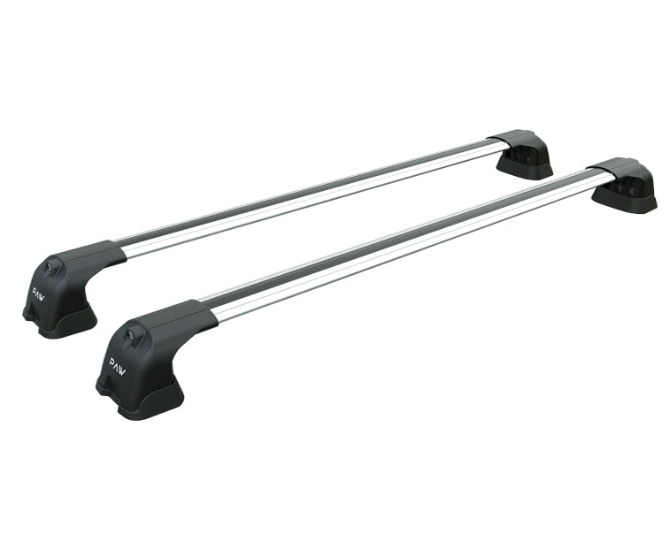 For Hyundai i20 2014-20 Roof Rack Cross Bars Metal Bracket Fix Point Alu Silver