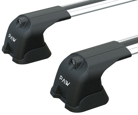 For Nissan NV200 2009-2021 2Qty Roof Rack Cross Bars Fix Point Alu Silver