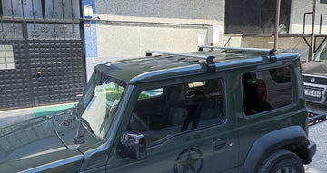 Für Chevrolet Express Van 2000–2020 Dachträgersystem, Aluminium-Querstange, Metallhalterung, abschließbar, schwarz - 0