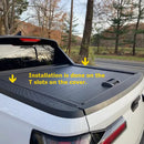 Kompatibel mit Hyundai Santa Cruz Truck Bed Rack Black Color-4